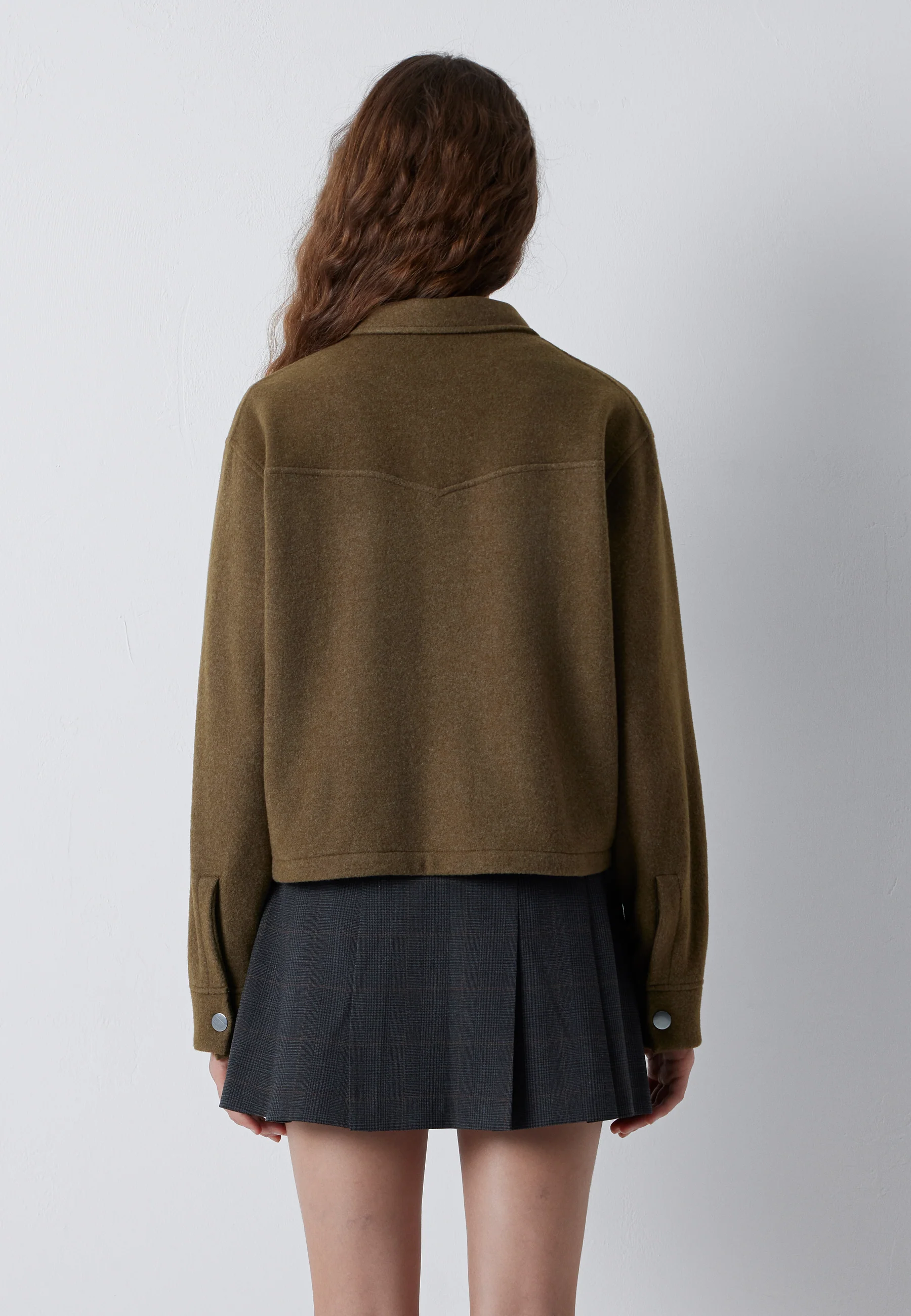 BUTTON SWEATSHIRT | Fleece Overshirt - Image 5