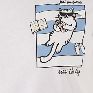 CAT PRINTED T-SHIRT | T-Shirt mit Katzenprint - Image 2