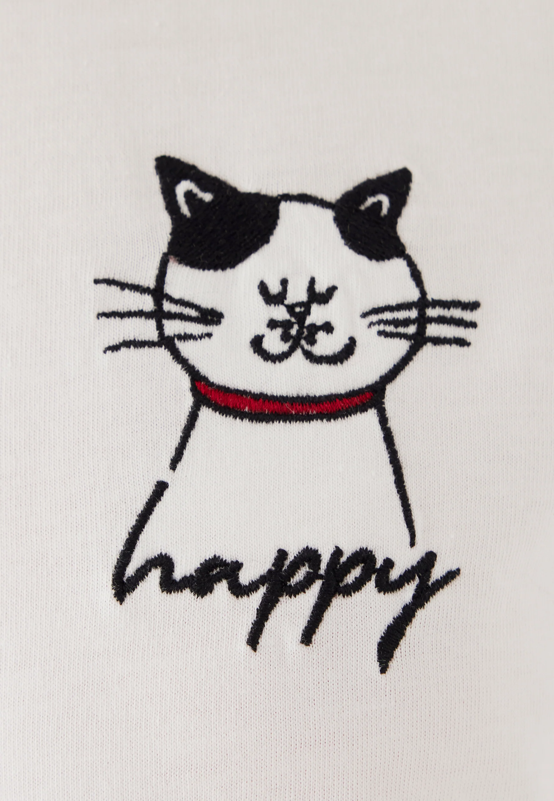 CAT PRINTED T-SHIRT | T-Shirt mit Katzen-Stickerei - Image 7