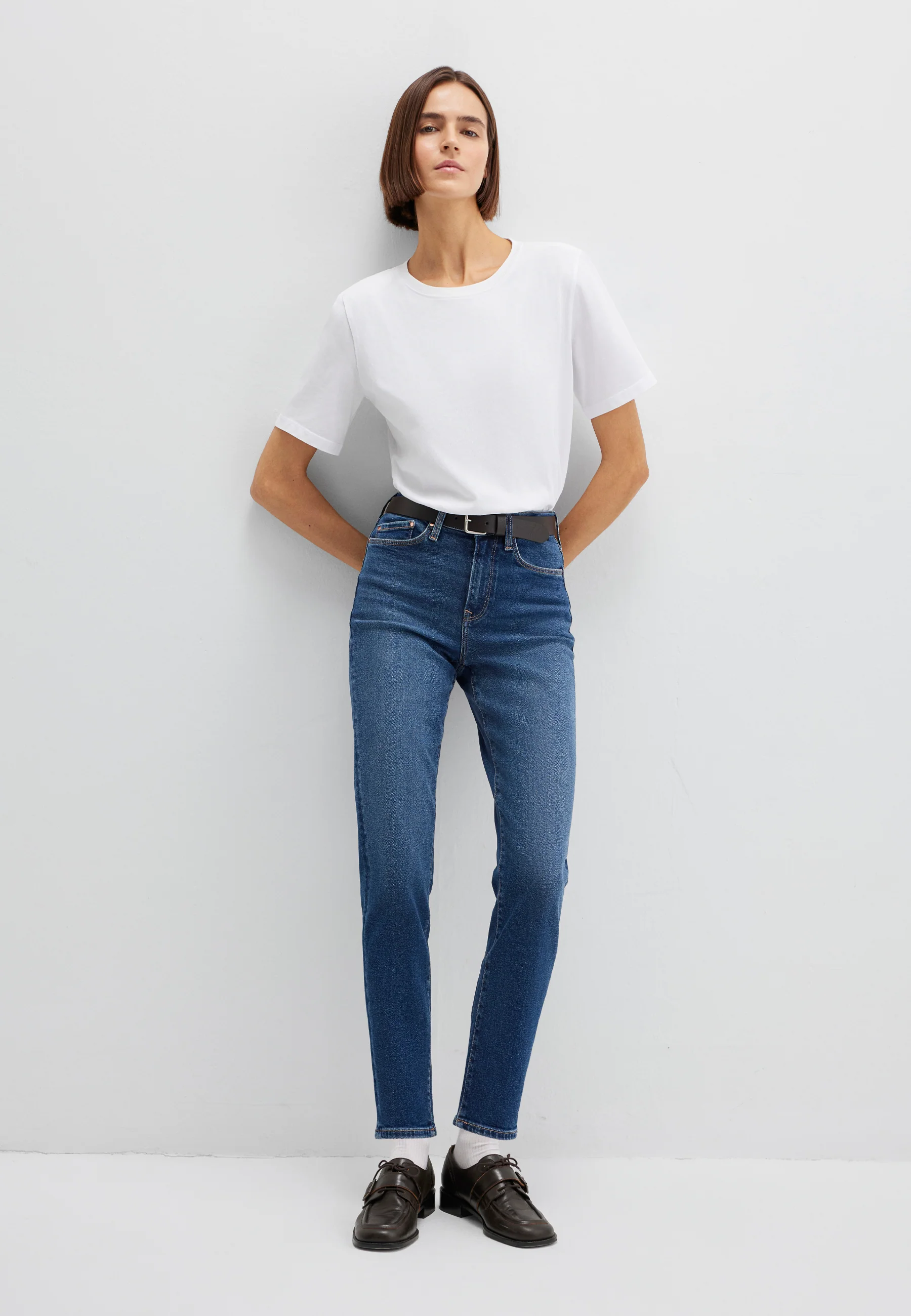 CINDY | Mom jeans high-rise