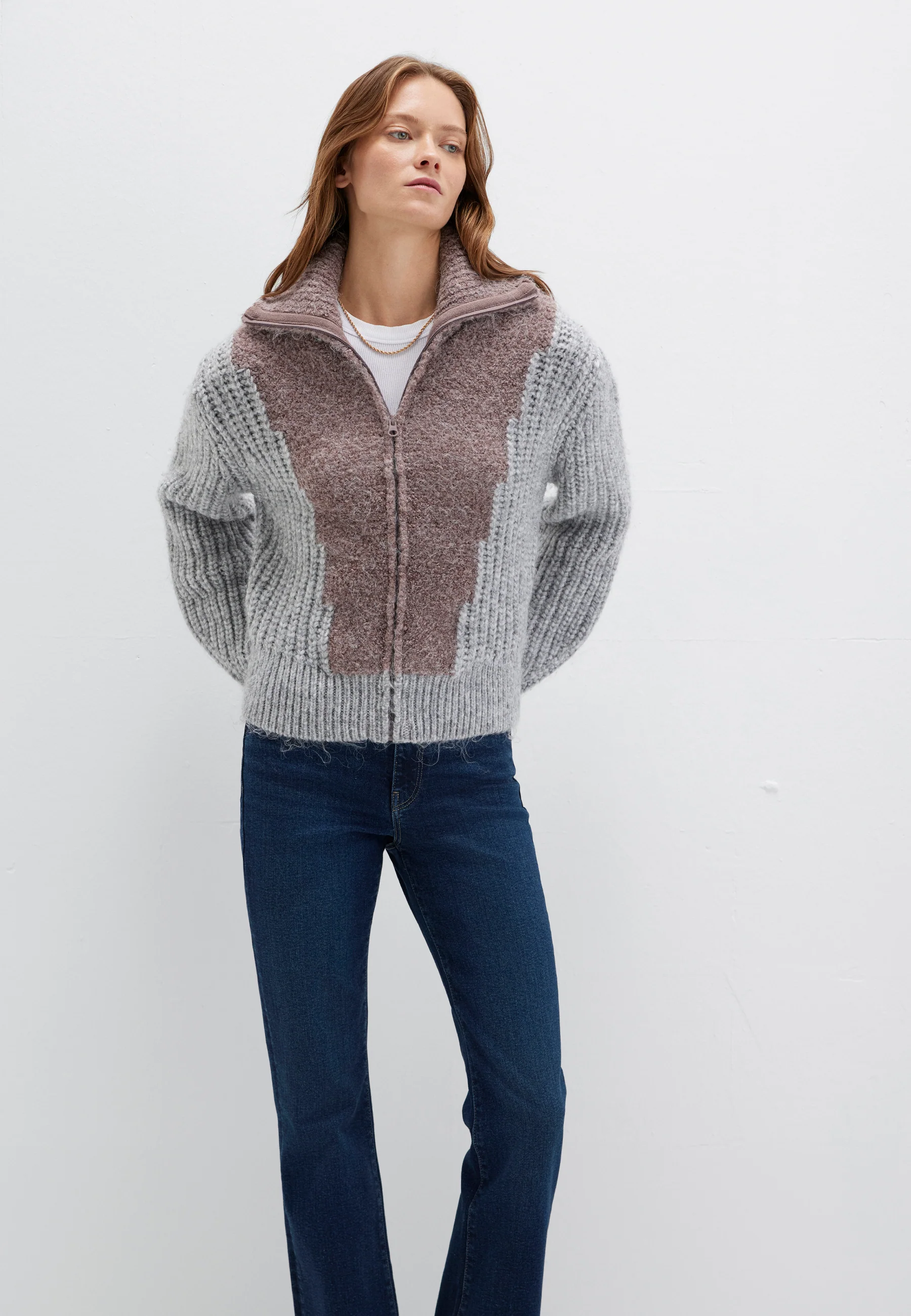 FULL ZIP SWEATER | Zip Cardigan