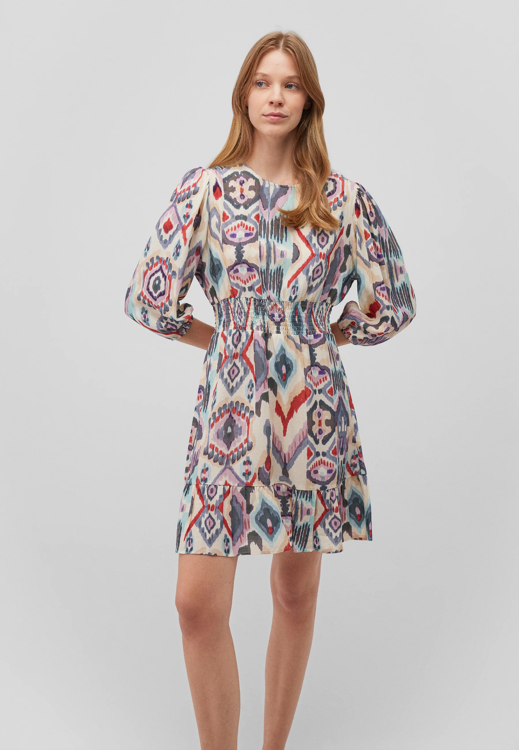 KLEID | Kurzes Kleid mit Print