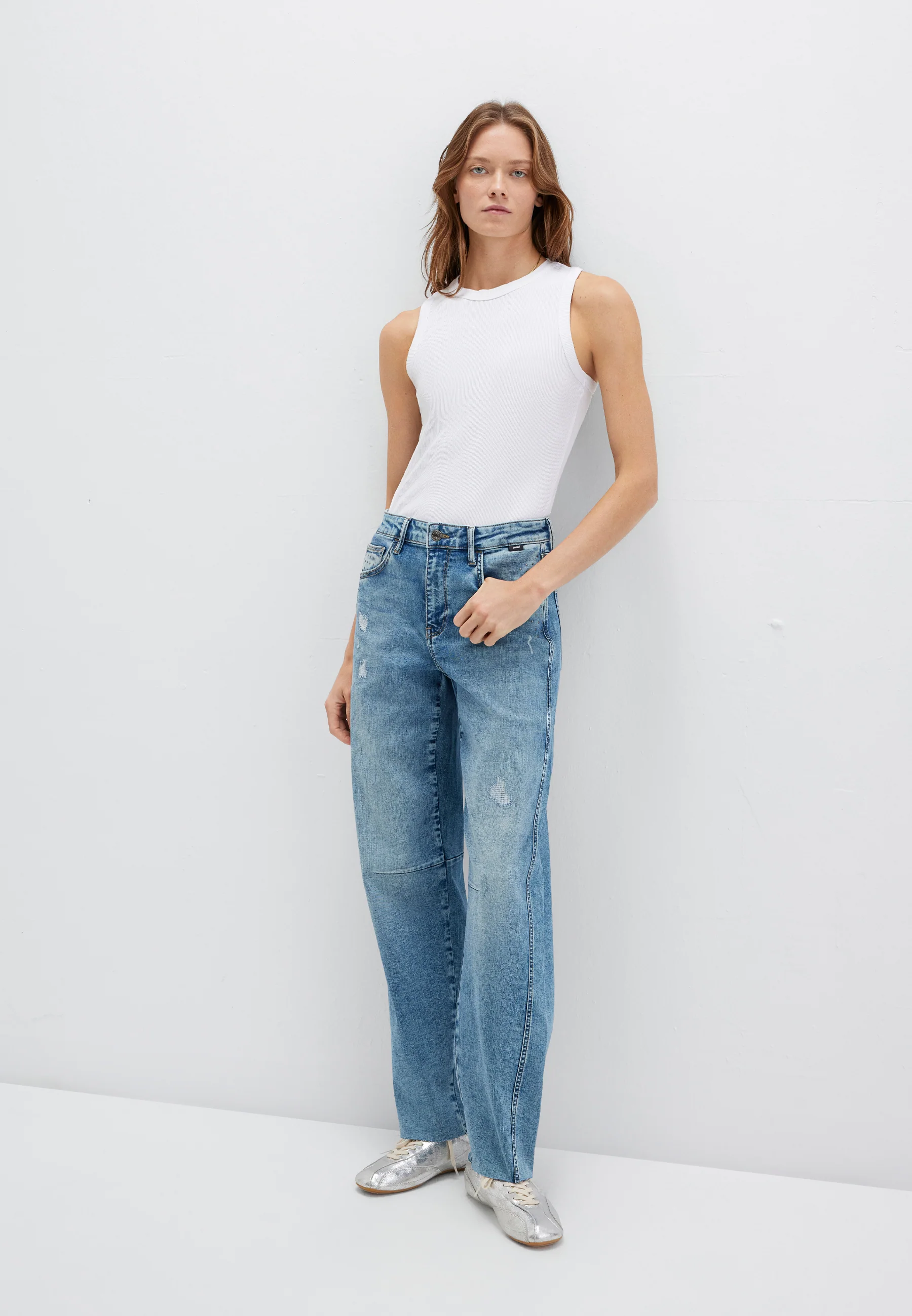 LEILA W/Cut | High-Rise, Boyfriend