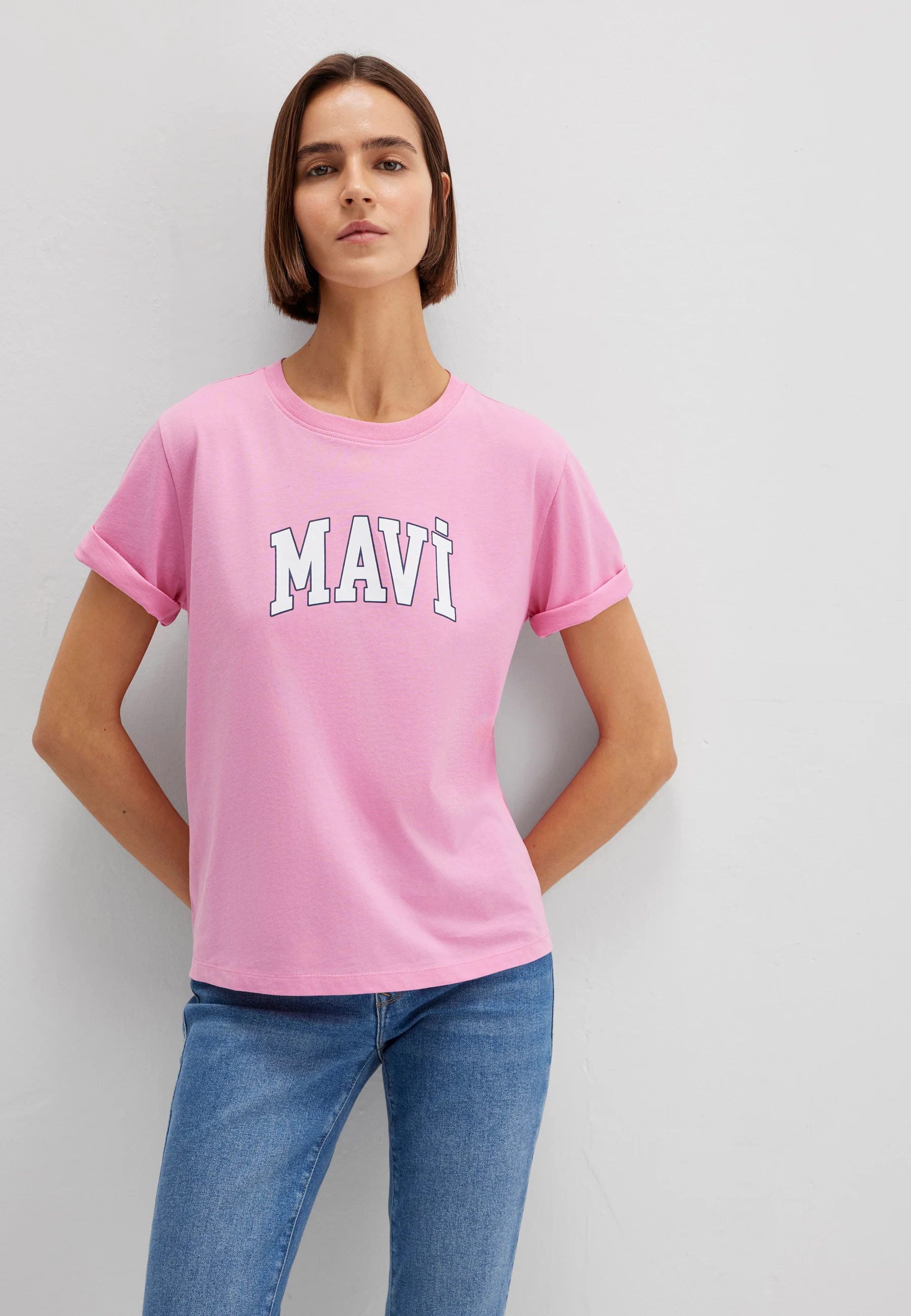 LOGO PRINTED T-SHIRT | T-Shirt mit Logo Print