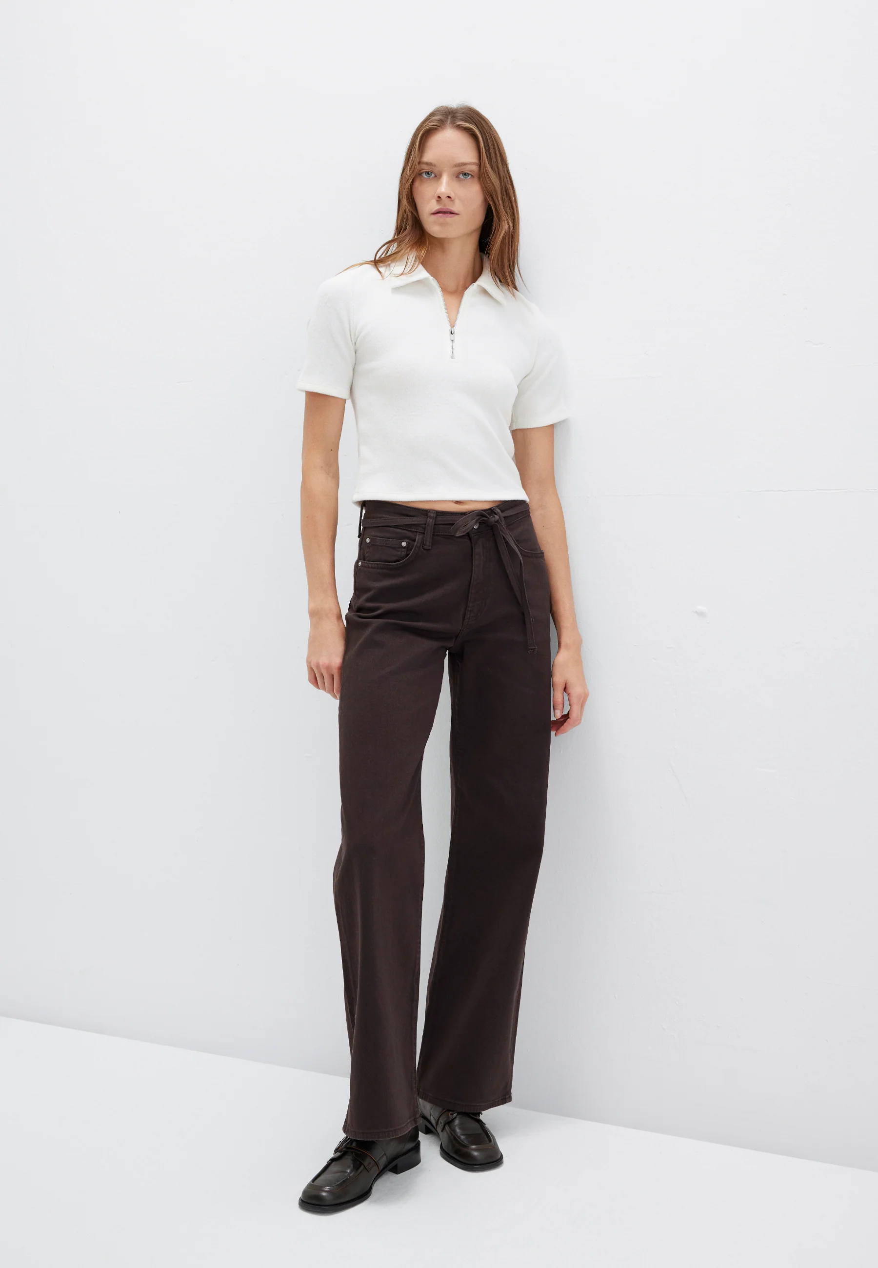 MALIBU W/Belt | High-Rise, Loose Wide Leg