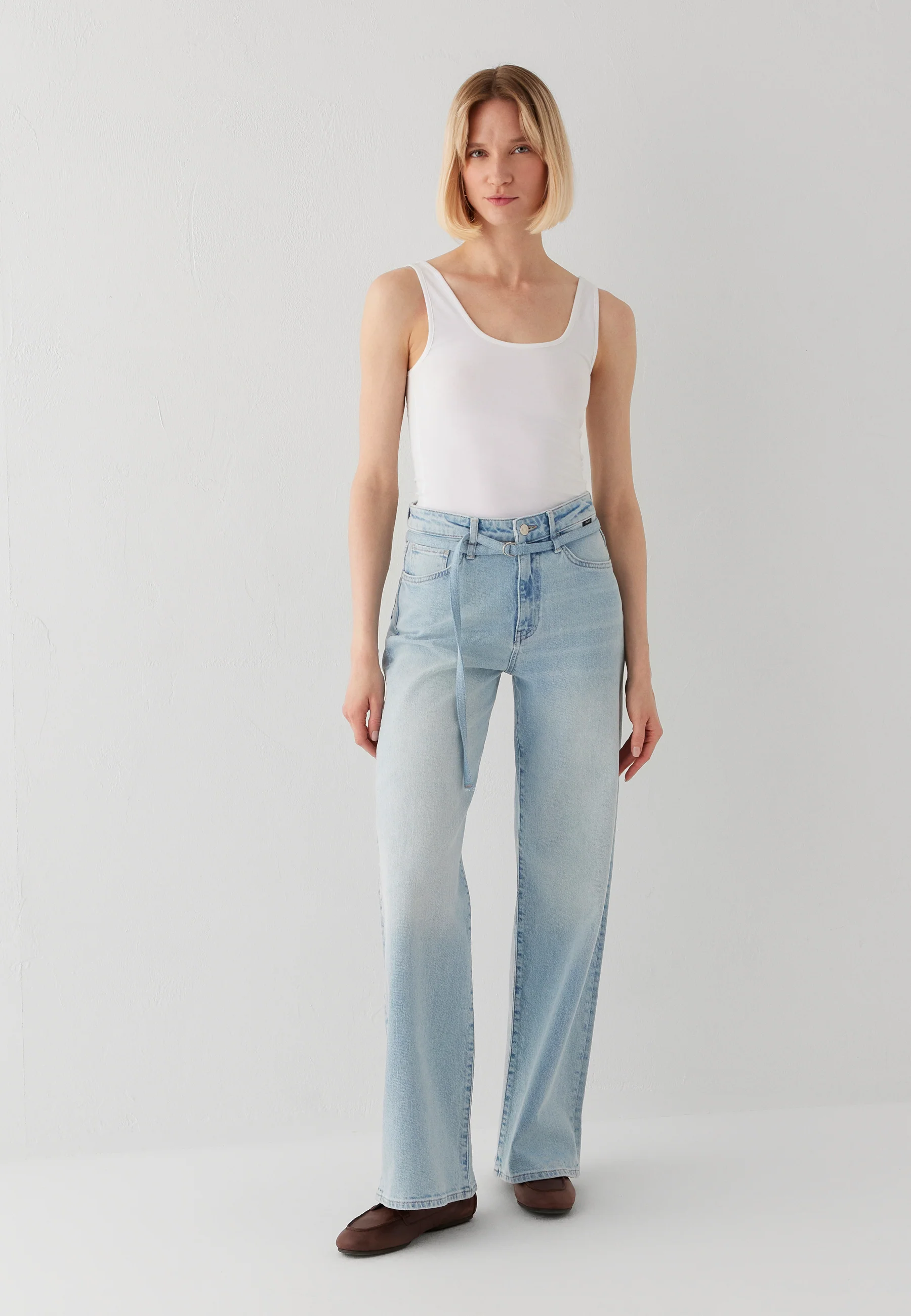 MALIBU WITH BELT | High-Rise, Wide Leg
