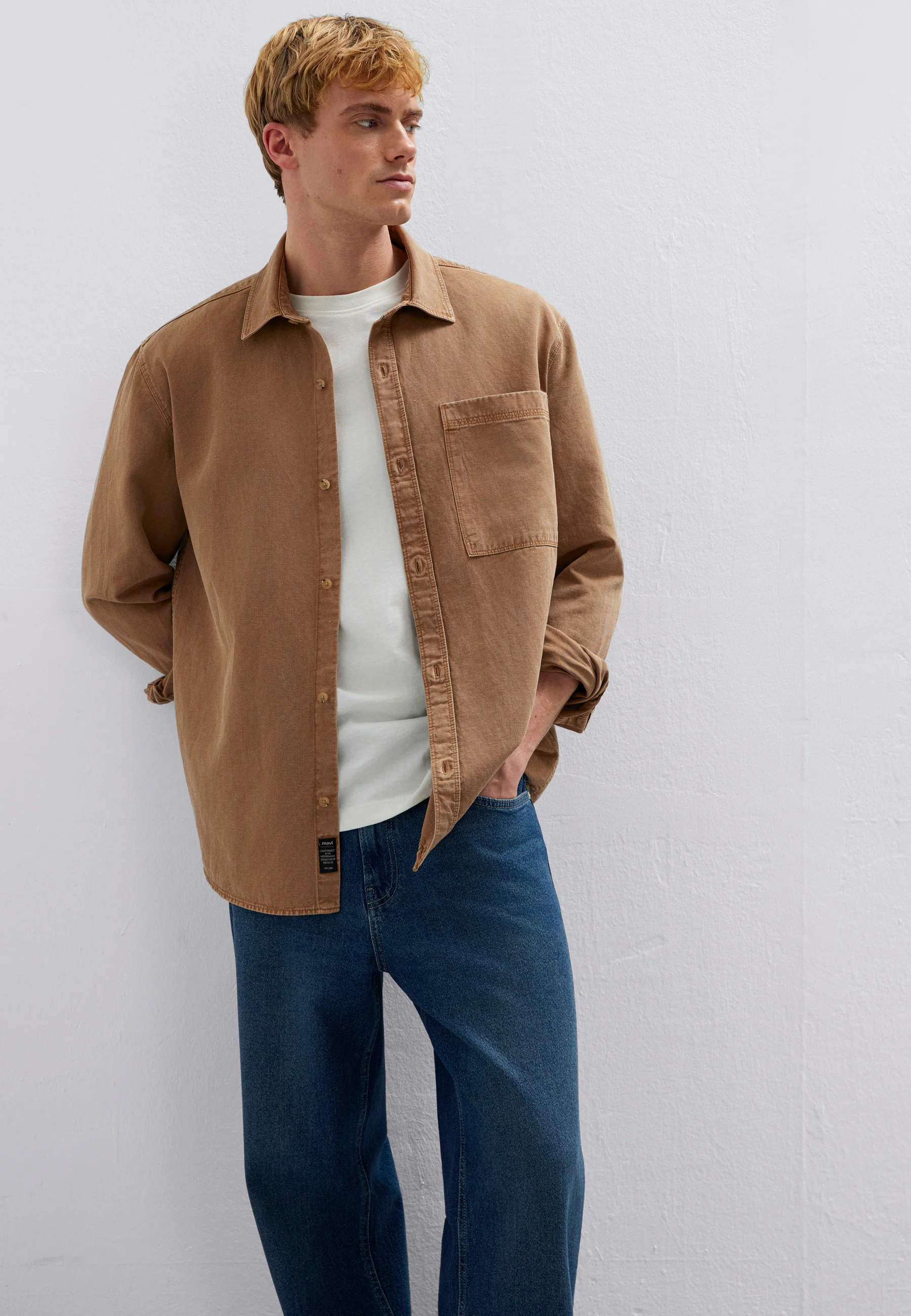 POCKET SHIRT | Overshirt mit Brusttasche
