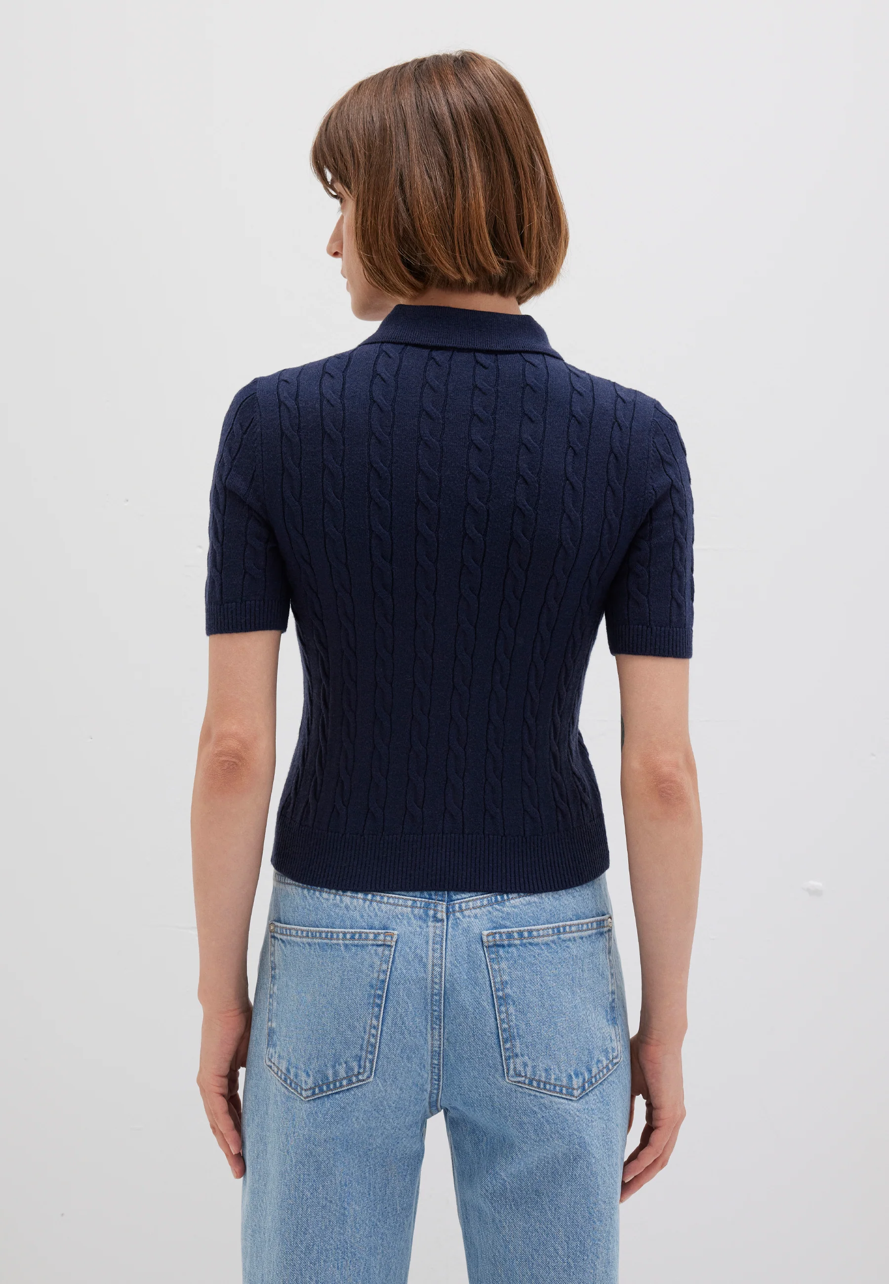 POLO COLLAR SWEATER | Kurzarm Pullover - Image 5