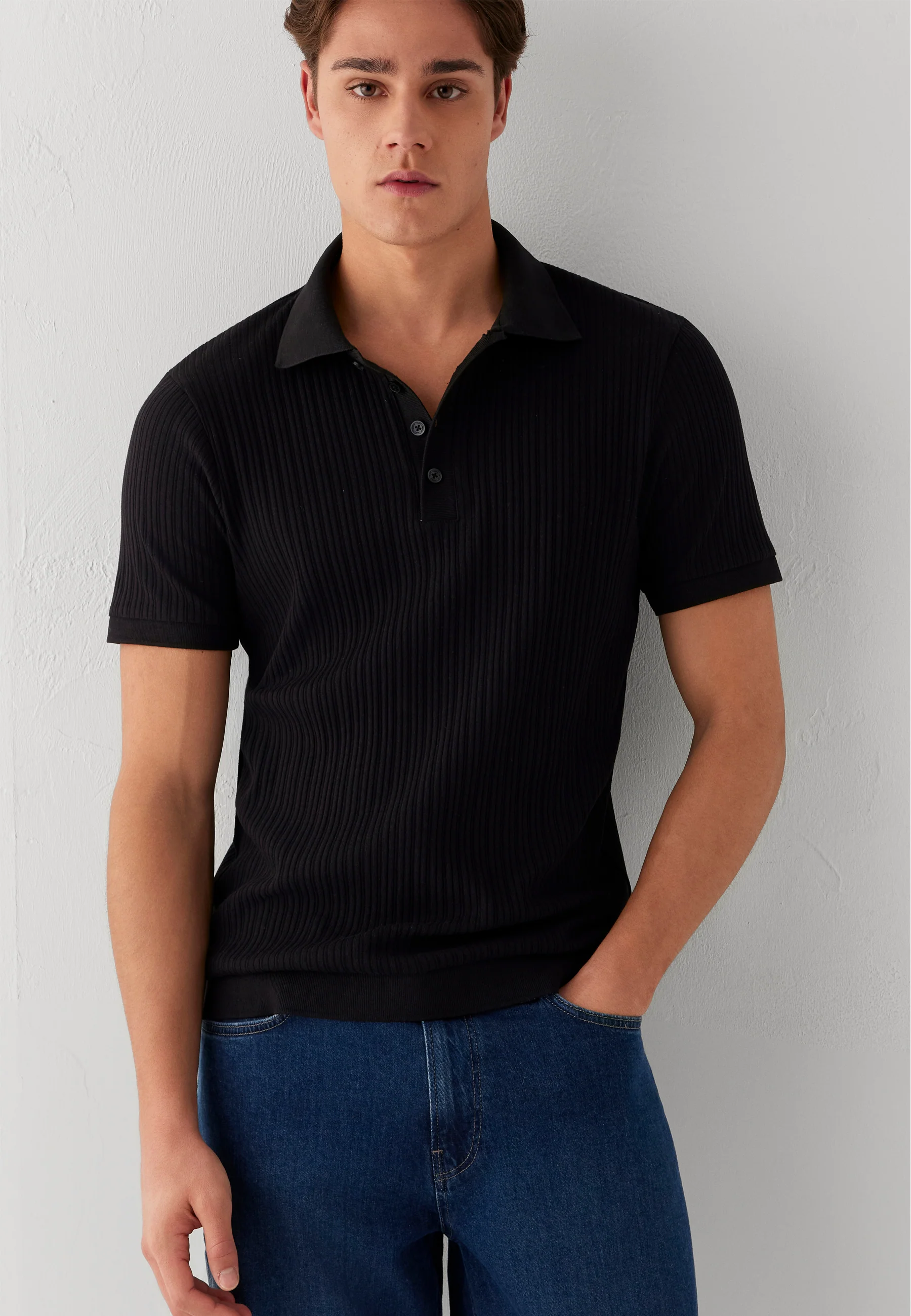POLO TEE | Premium Edition Poloshirt mit Struktur