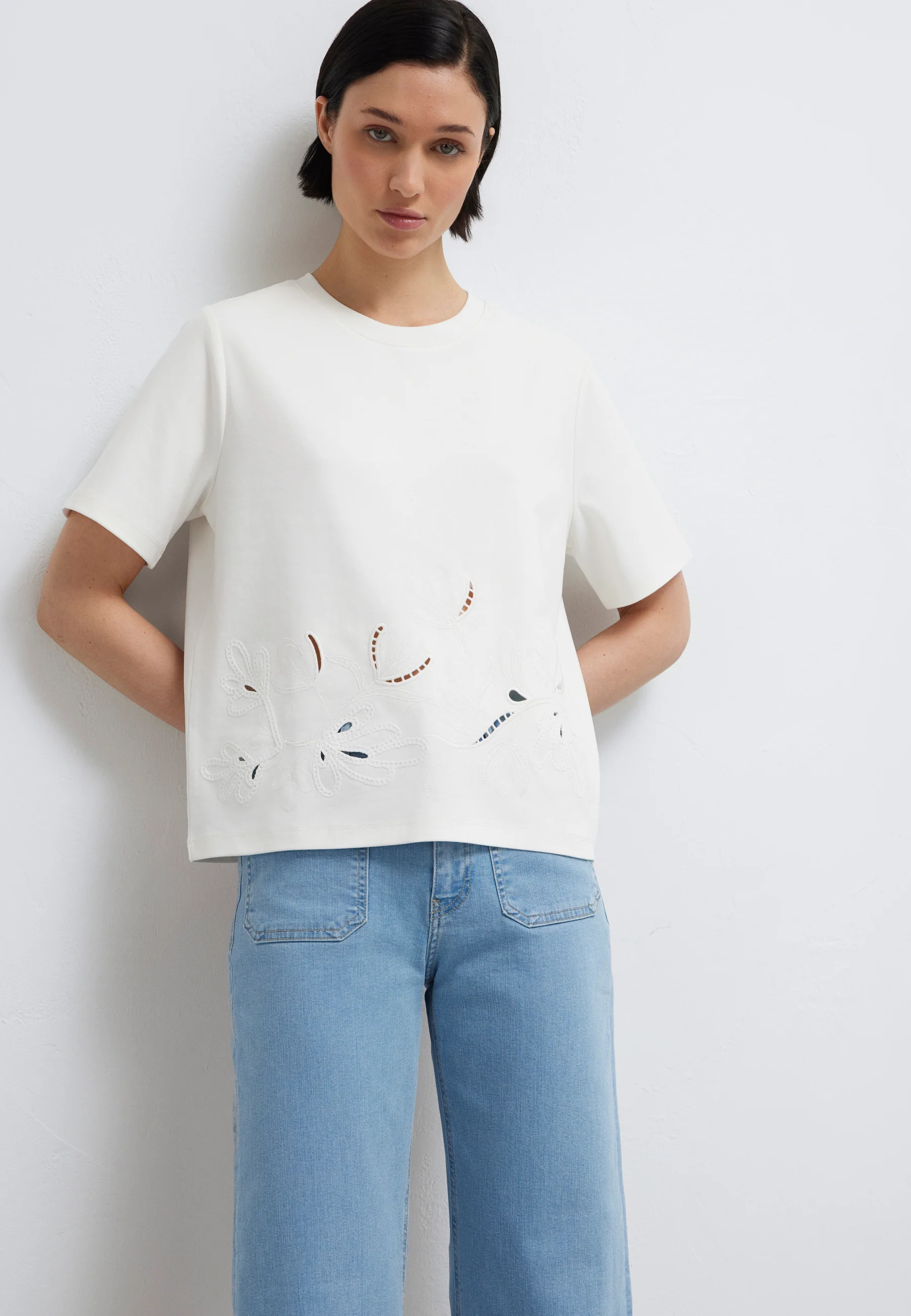 SHORT SLEEVE FASHION JERSEY | Embroidery T-Shirt