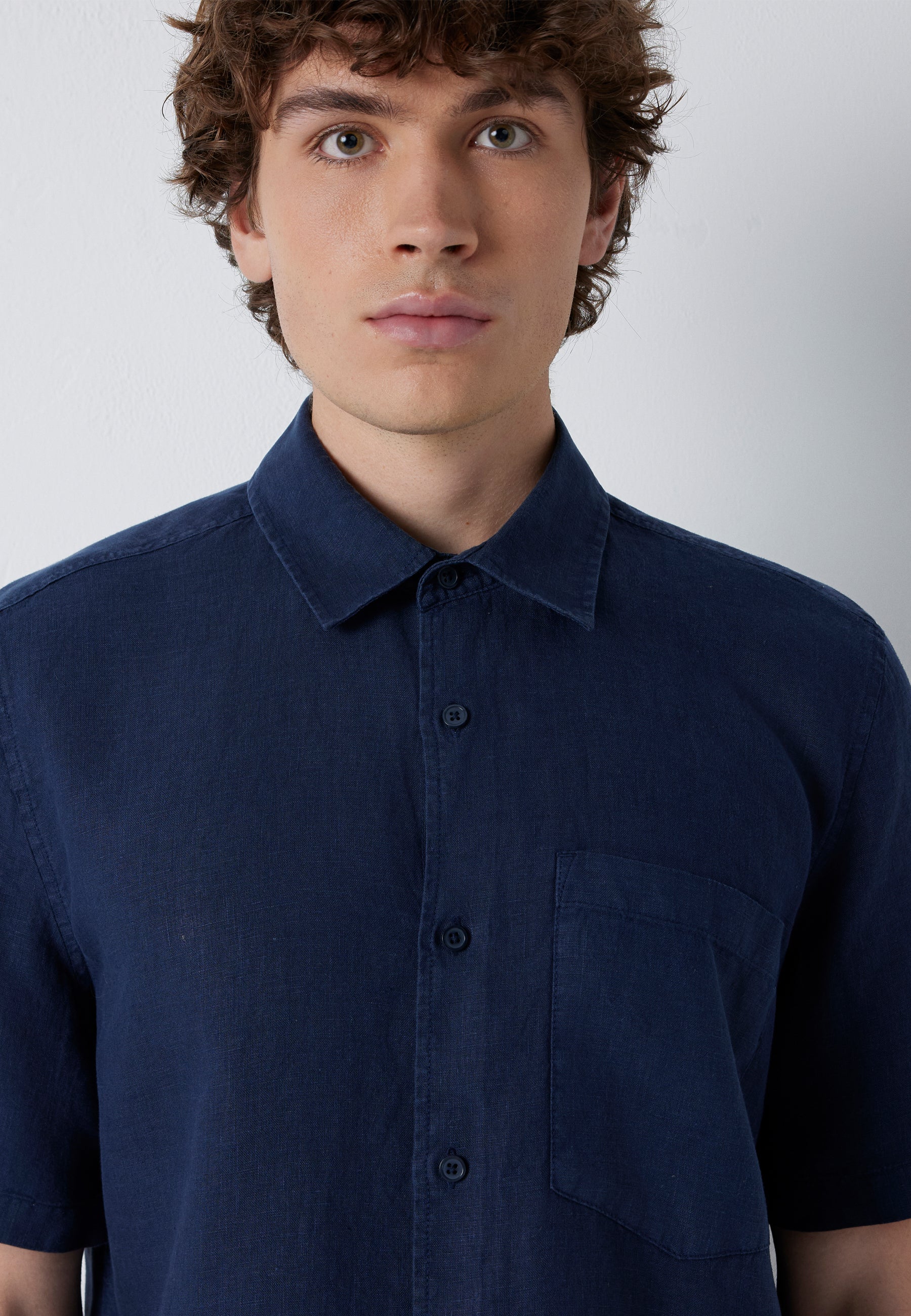 SHORT SLEEVE SHIRT | Leinenhemd mit Brusttasche - Image 6