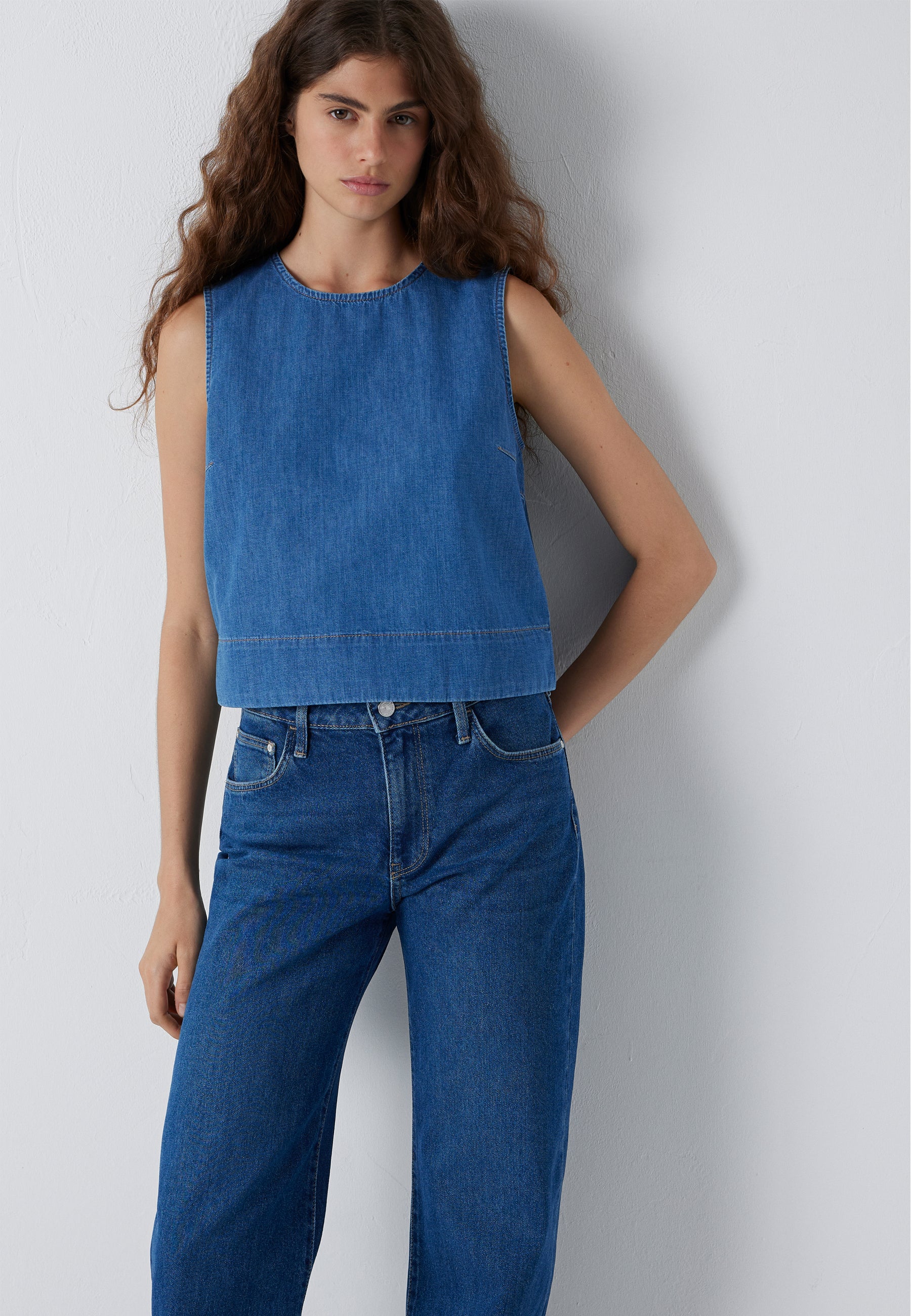 TILLY | Denim Top