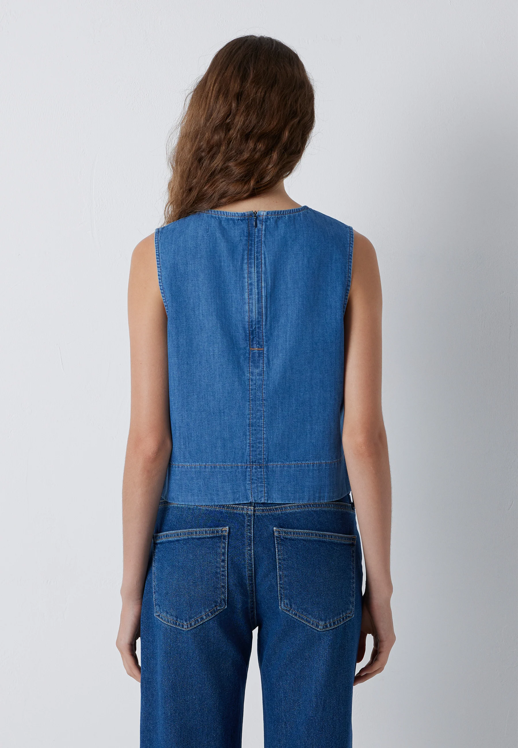 TILLY | Denim Top - Image 5