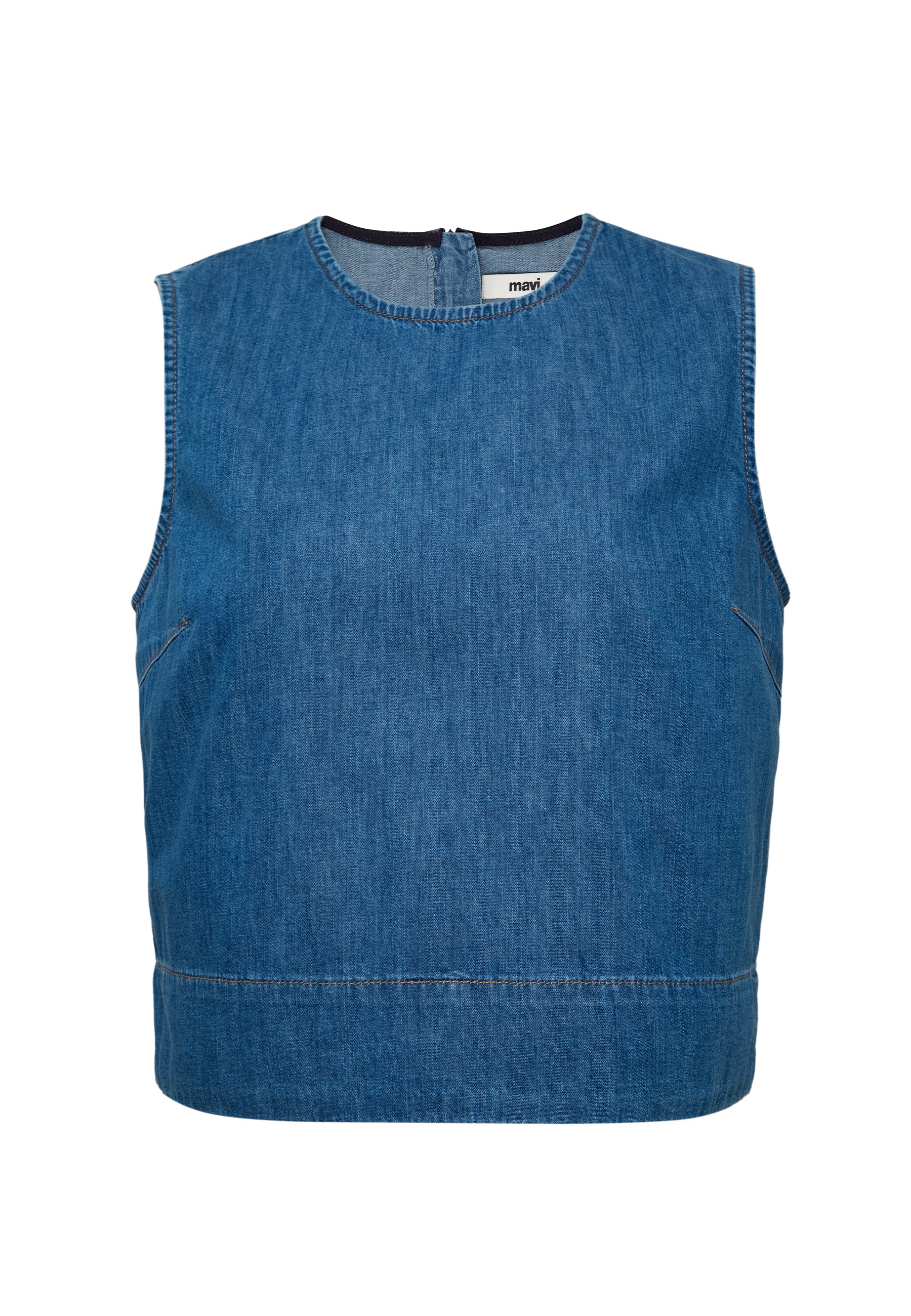 TILLY | Denim Top - Image 8