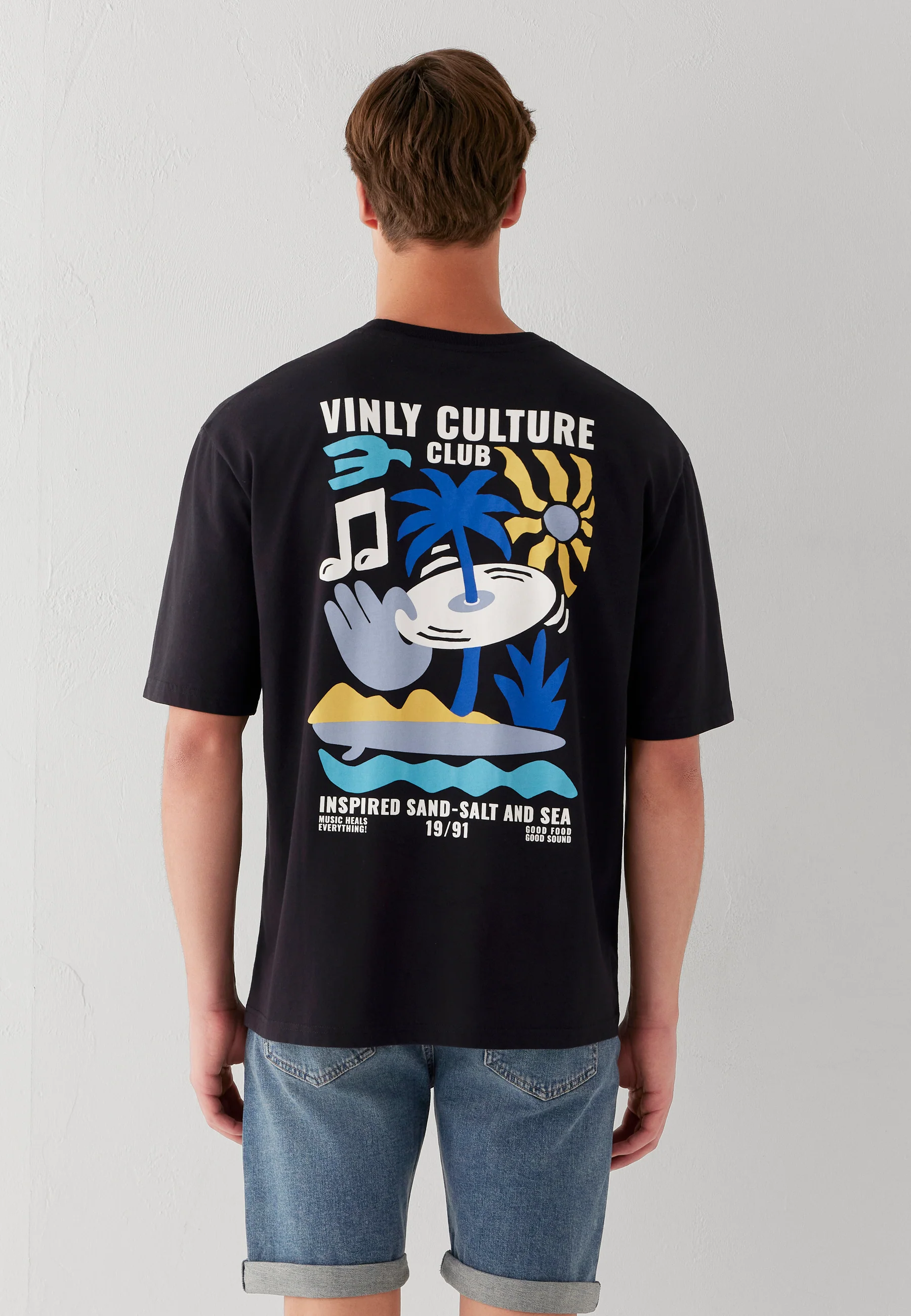 VINLY CULTURE CLUB TEE | T-Shirt mit Backprint - Image 5