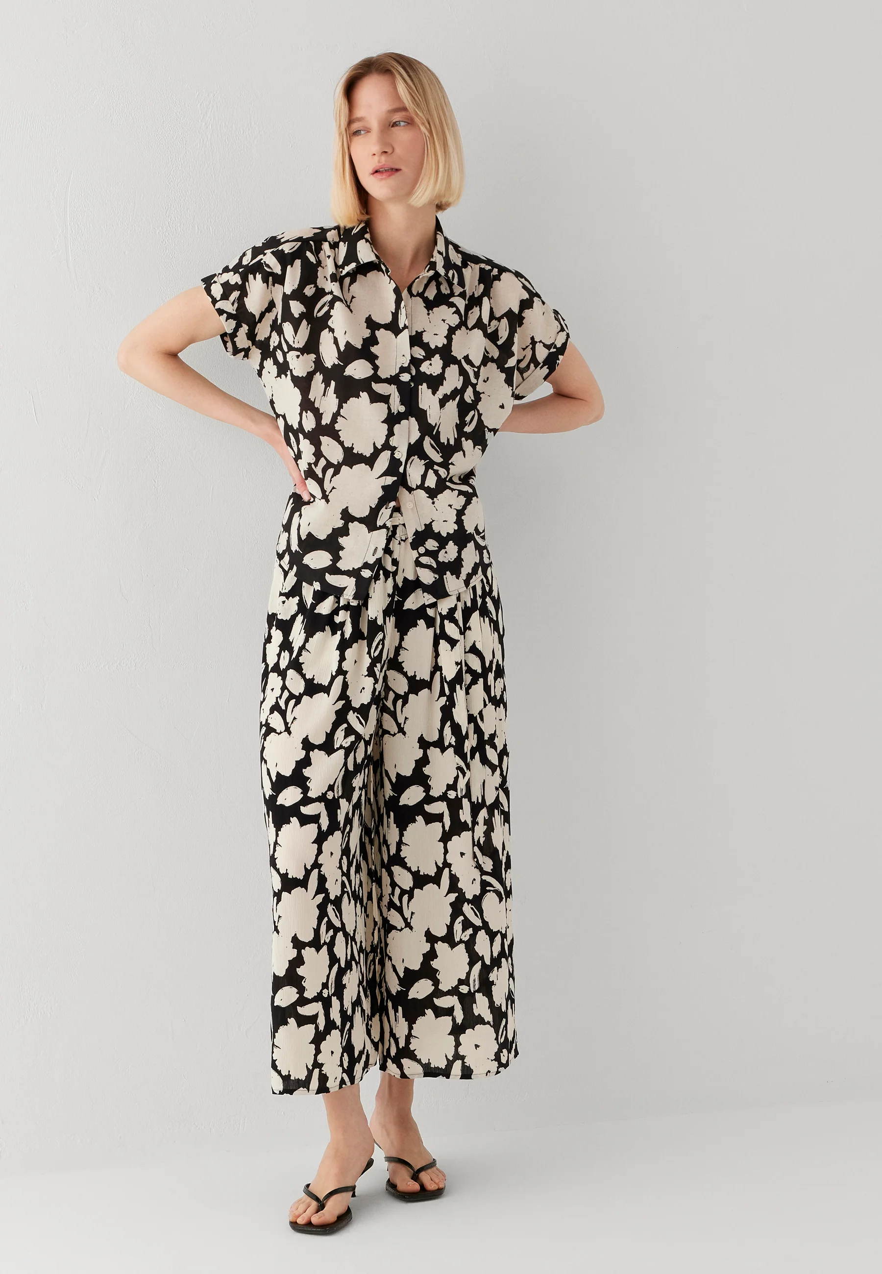 WOVEN PANTS | Culotte - Image 3